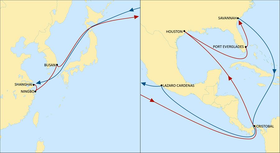 【西邮最前线】 7月起MSC新增并优化中美跨太平洋航线-西邮物流