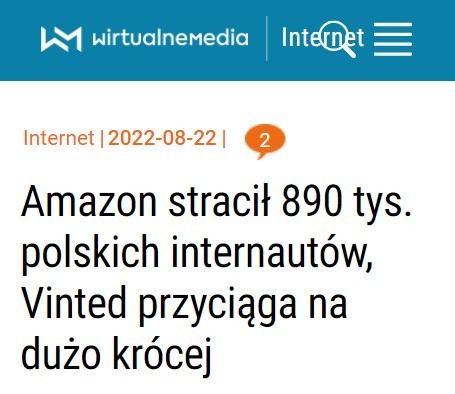 【西邮最前线】亚马逊7月在波兰访问量损失近89万-西邮物流