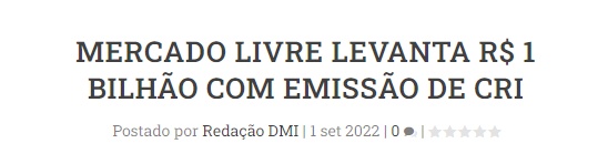 【西邮最前线】拉美电商Mercado Libre在巴西完成10亿雷亚尔融资-西邮物流